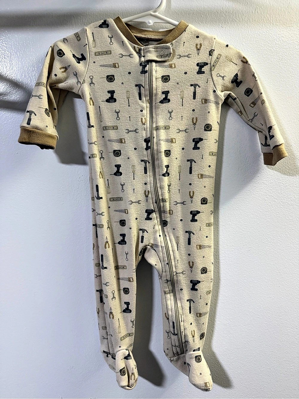 Wrangler Baby 6/9M Printed Footie Like New